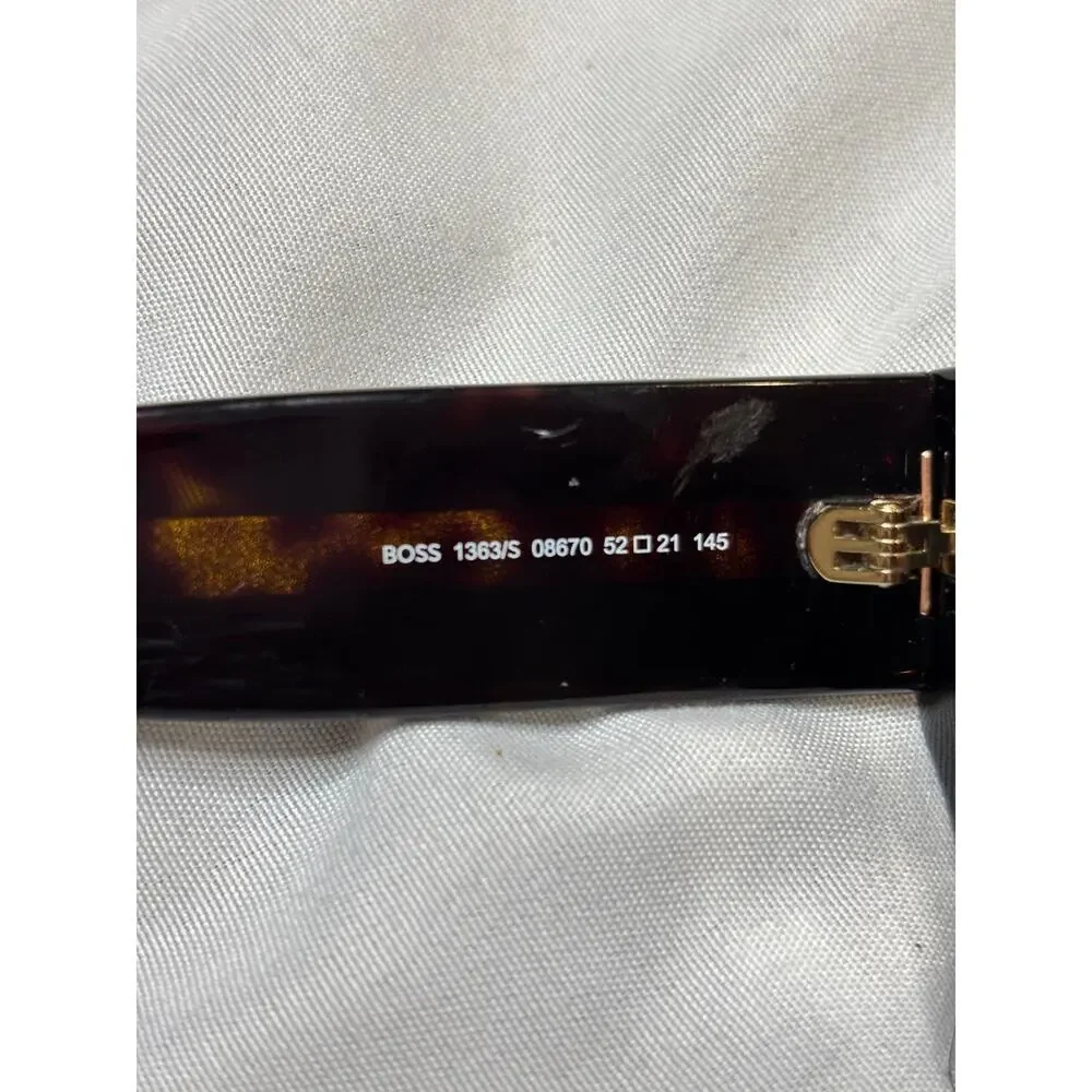 Hugo Boss BOSS 1363/S Oversized Tortoiseshell Sunglasses